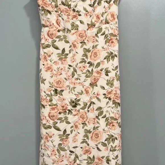 Brand New OPT Toile de Jouy Dress in Rose Floral Size Small - Picture 5 of 5